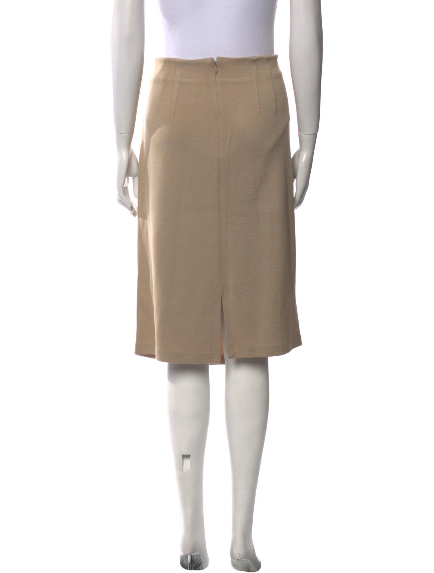 St. John Wool Knee-Length Skirt